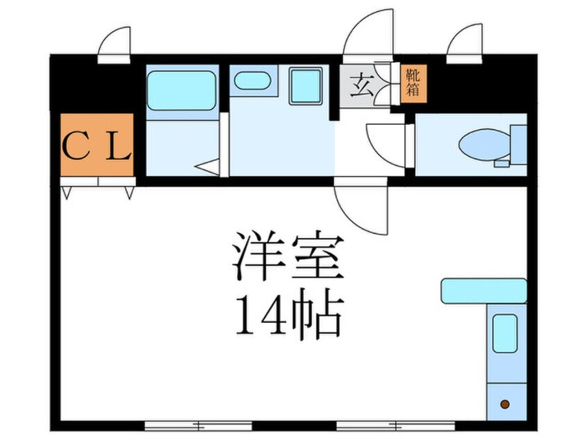 間取図 アビタシオン鴨川