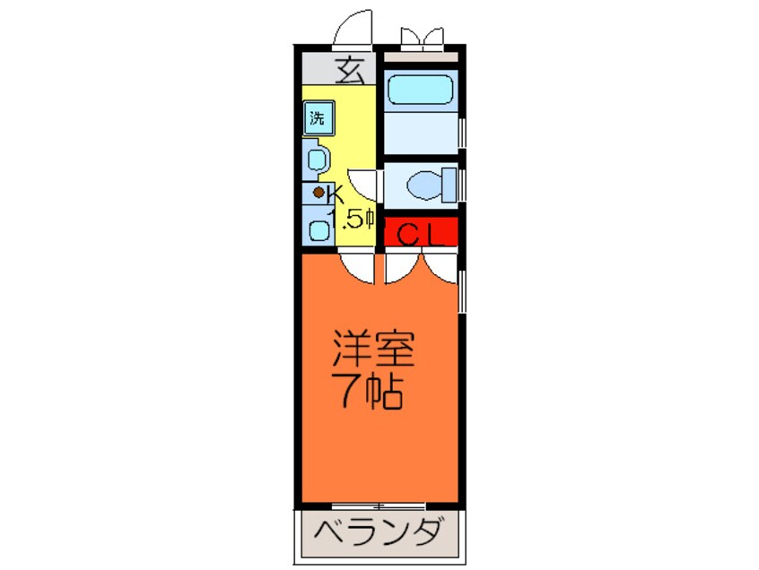 間取図 プリマヴェ－ラ