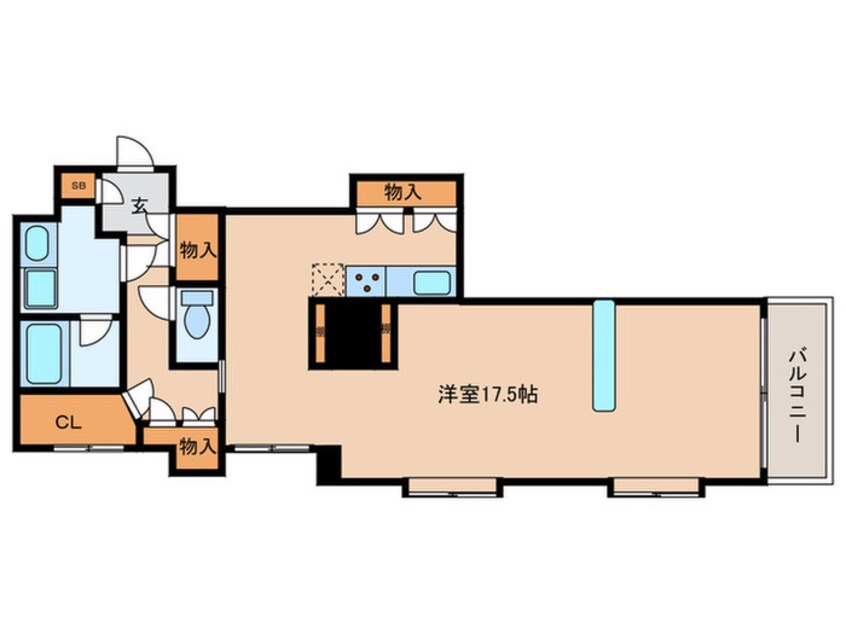 間取図 エルプラド楠風