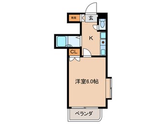 間取図 エルプラド楠風