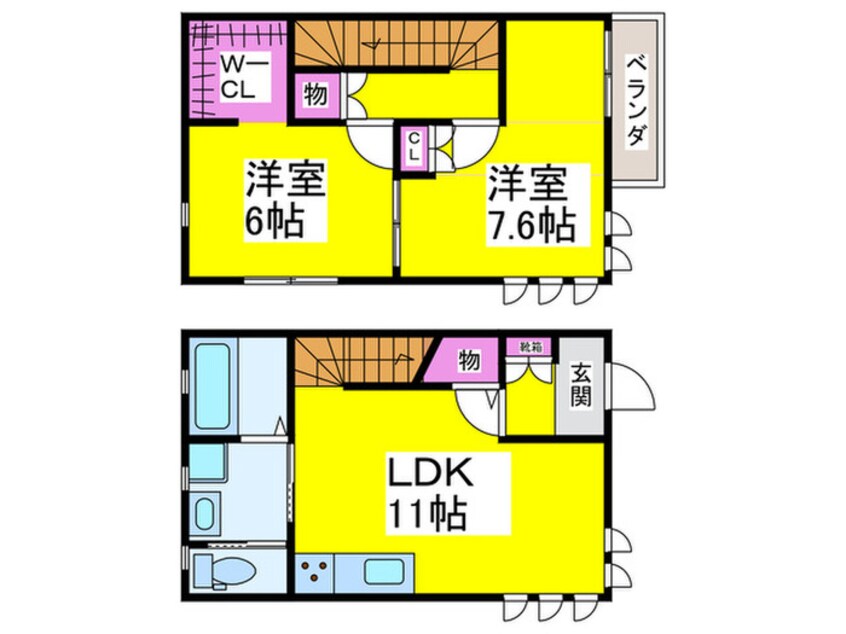 間取図 三国ヶ丘residence E棟