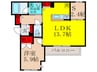 仮）マ・メゾン正雀 1LDK+Sの間取り