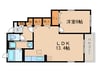 ガーデンハウス 1LDKの間取り
