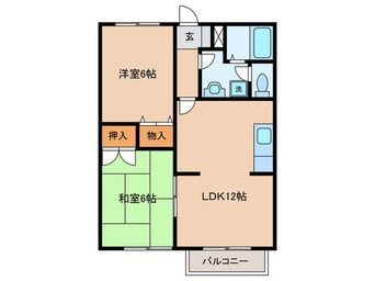 間取図 ミサワヒルズＡ棟