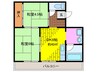 サンコ－ポ 2DKの間取り