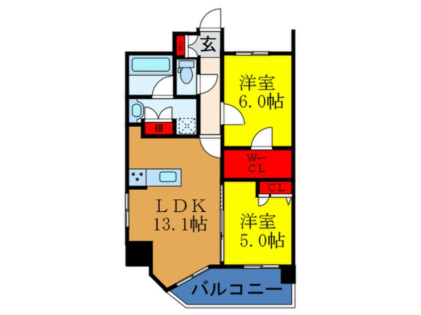 間取図 ベル・コート