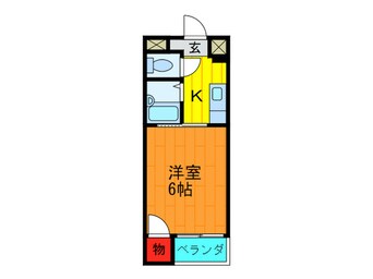 間取図 マンションデウミ　１