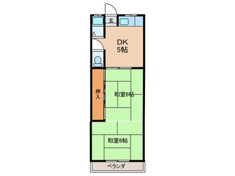 間取図 バーディハイツ