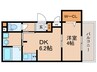 A-NEXT星ケ丘 1DKの間取り