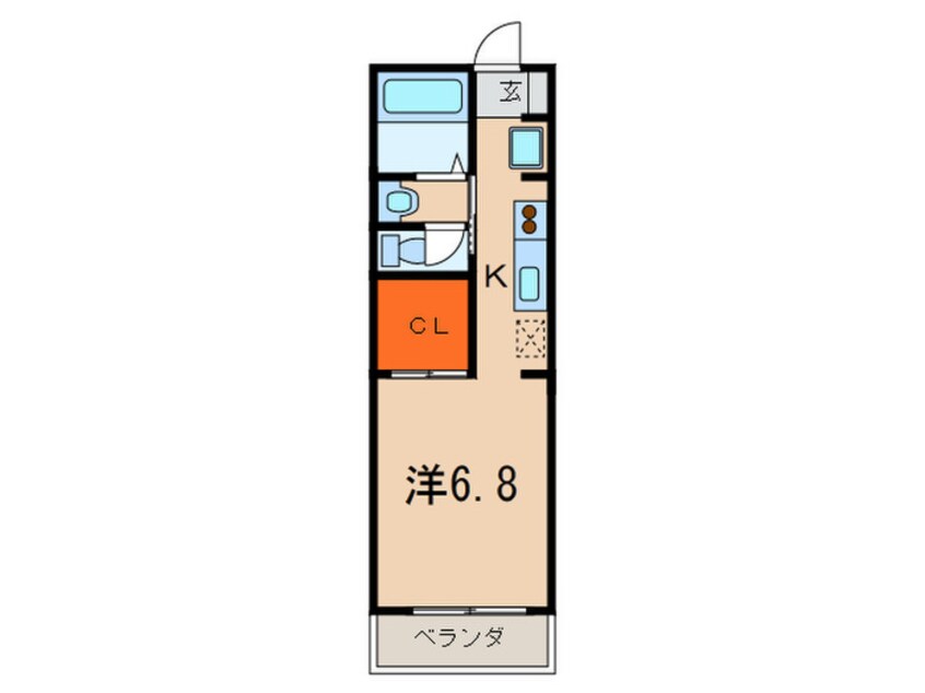 間取図 グラデヴォ－レ旭が丘