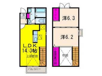 間取図 エスクードⅡ