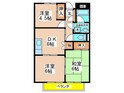 カーサビヤンカ松山Ａ棟Ｂ棟の間取図