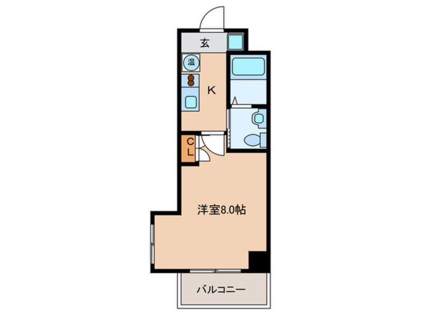 間取図 サザン長柄