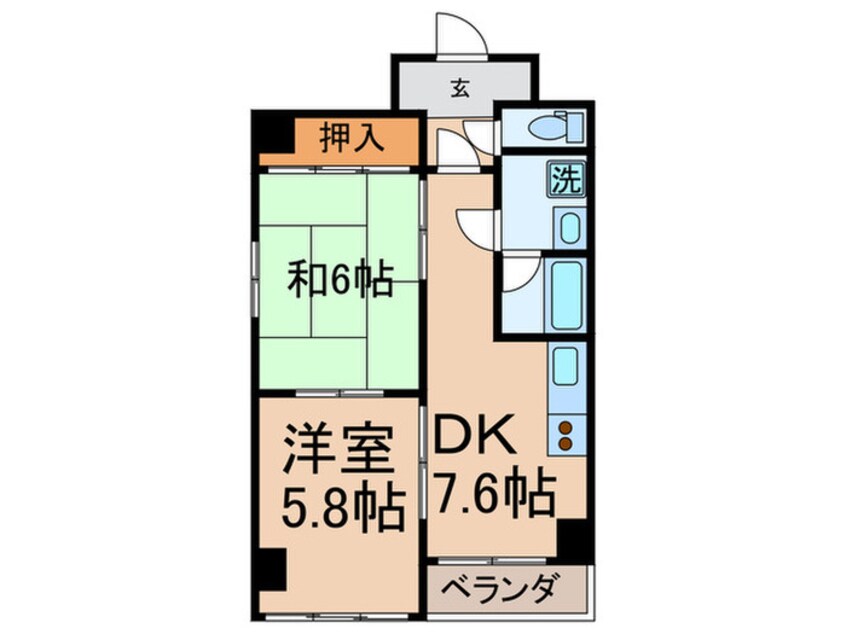 間取図 ア－バネックス御所南