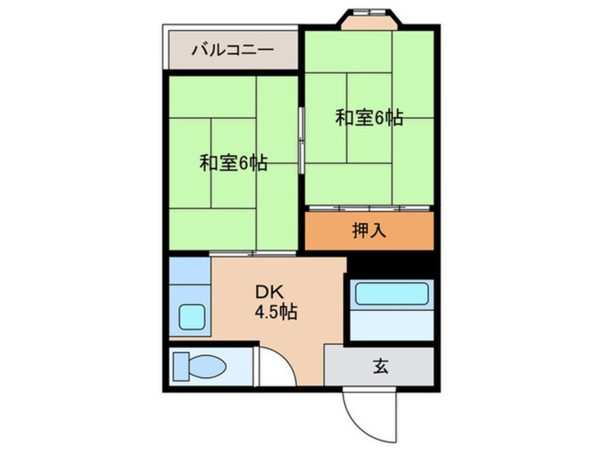 間取図 ロイヤル今川
