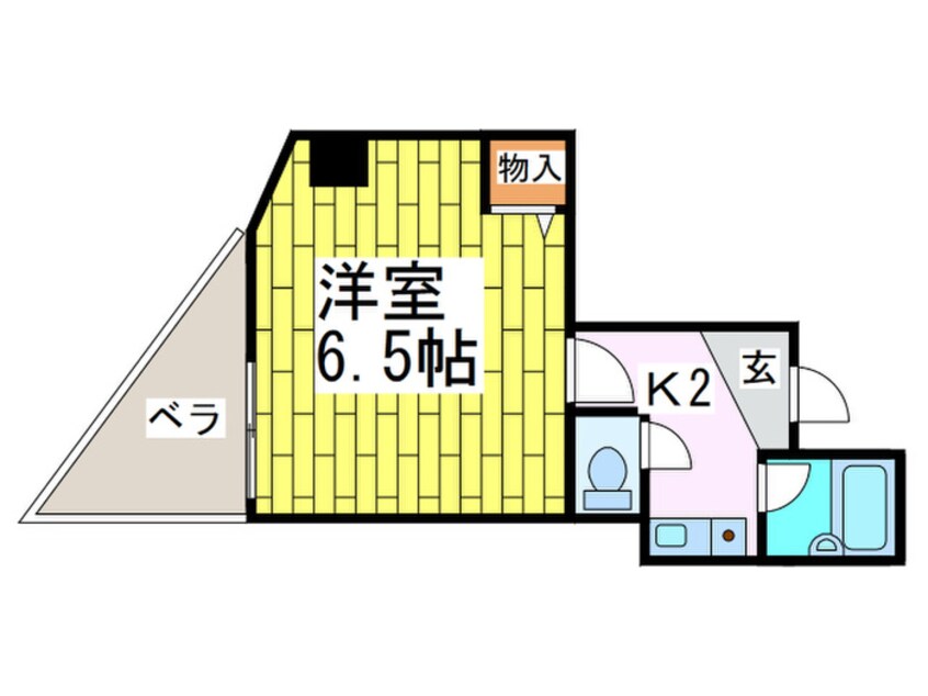 間取図 シティライフ千代崎