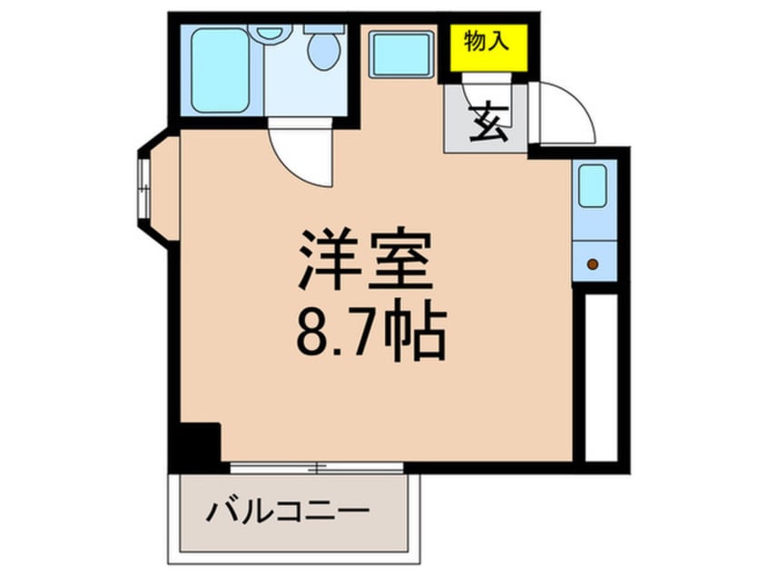 間取図 リバーサイドくずは