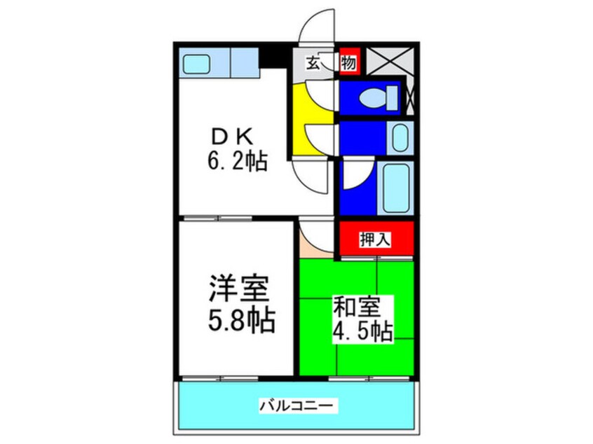 間取図 アンビエンテ清水谷（３F－５F）