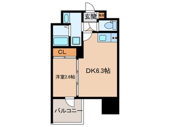 間取図 ミラージュパレス難波グランツ