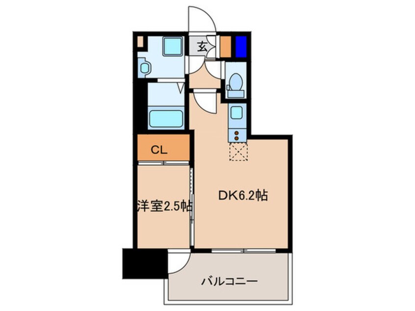 間取図 セレニテ天六ミラク