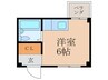 セブンハイツ 1Rの間取り