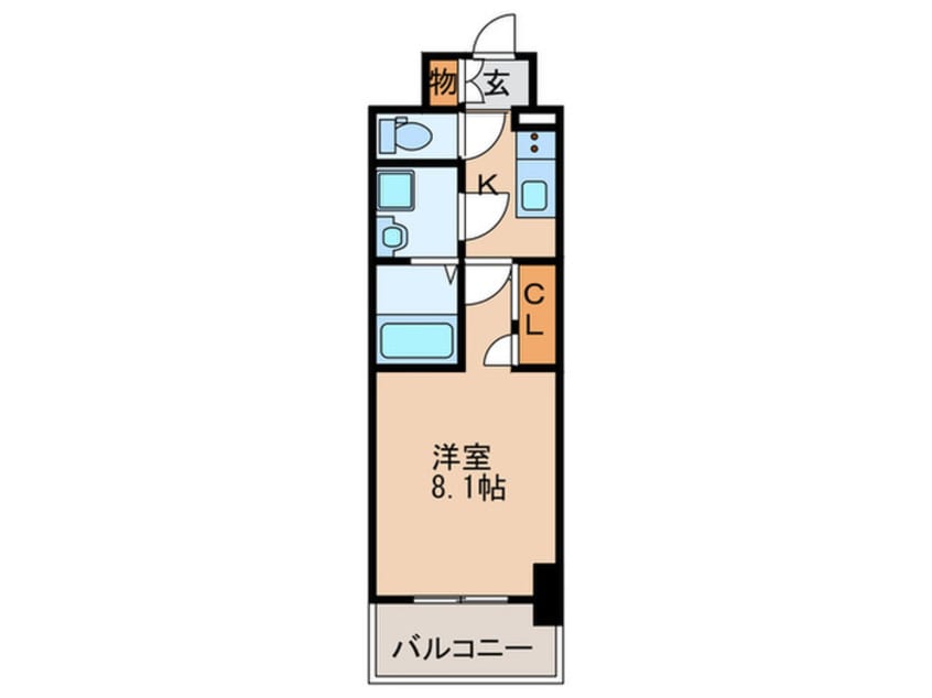 間取図 ｴｽﾌﾟﾚｲｽ塚本ｱｰﾊﾞﾝﾚｼﾞﾃﾞﾝｽ（403）