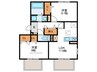 GRAMM奥海印寺　WEST 2LDKの間取り