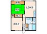 メゾンＹＡＳＡＫＡ 2LDKの間取り