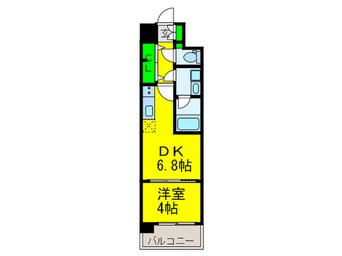 間取図 レオンコンフォート難波南(505)