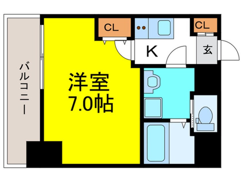 間取図 meetMe梅田西