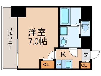 間取図 meetMe梅田西