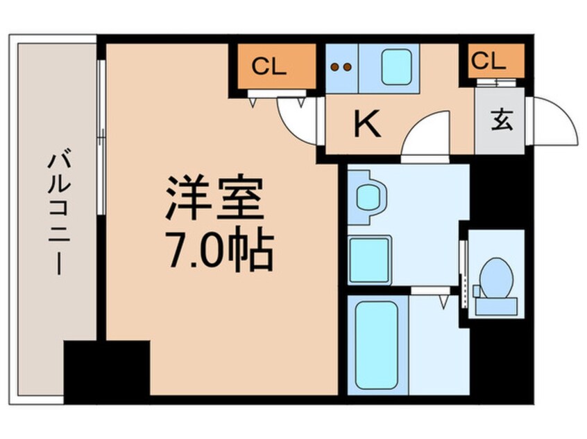 間取図 meetMe梅田西