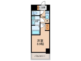 間取図 ﾌｧｰｽﾄﾌｨｵｰﾚ北大阪ﾘｱﾝ　(203)
