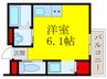 ユーハイツ住吉 1Rの間取り