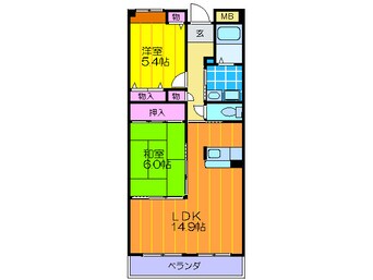 間取図 ＣＡＳＡ・はなみずき