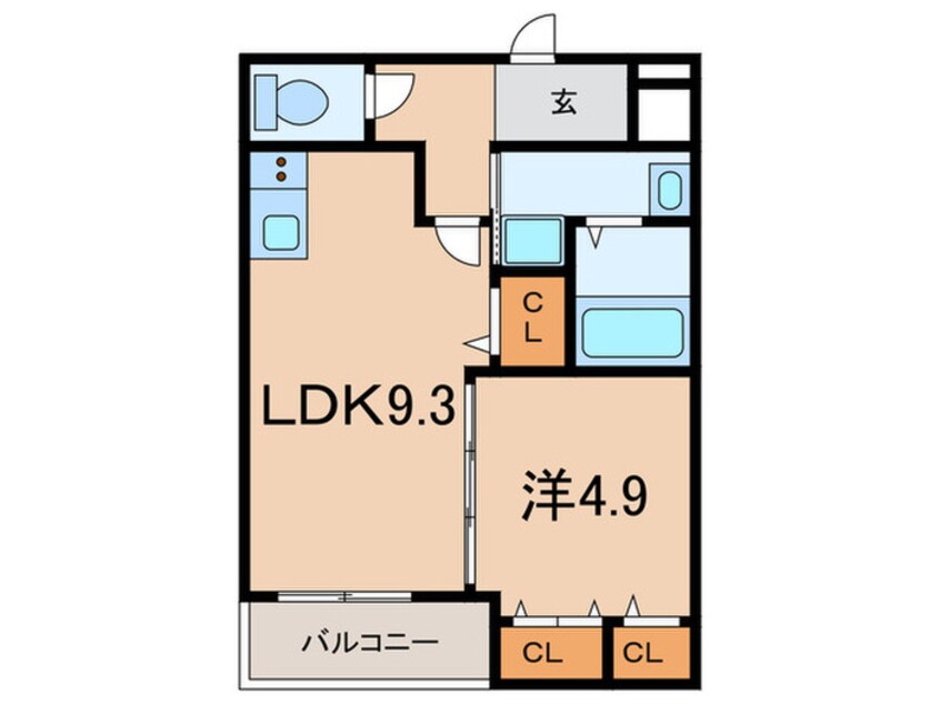 間取図 フジパレス尼崎常光寺