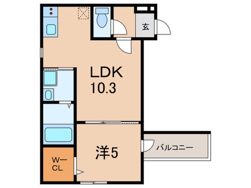 間取図 フジパレス尼崎常光寺