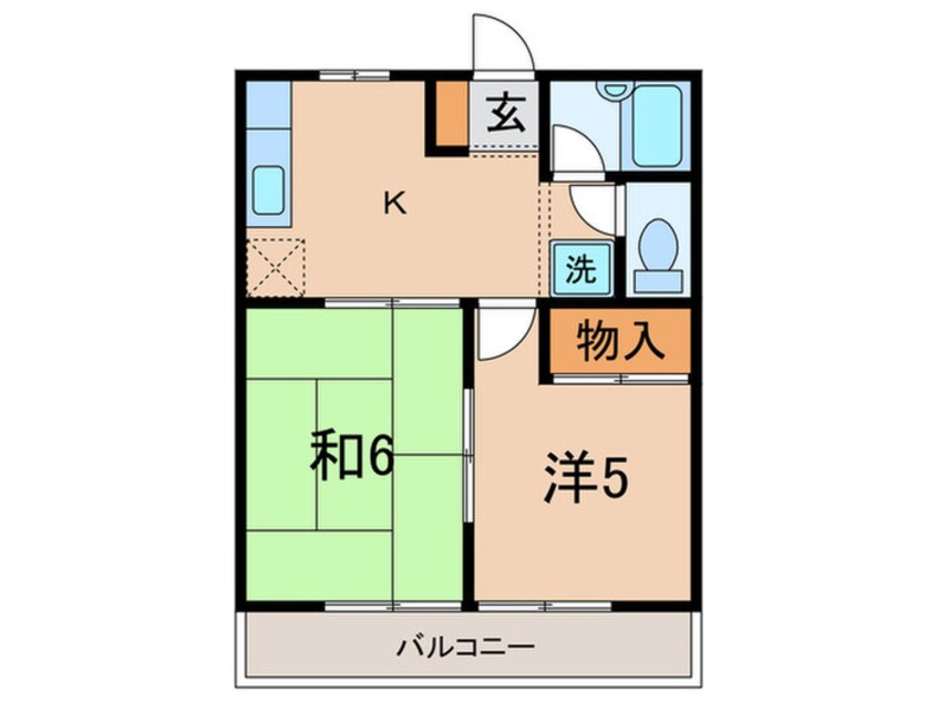 間取図 茶本ハイツ