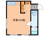 八千代マンション 1Rの間取り