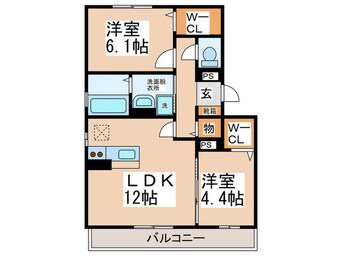 間取図 メルベ－ユメゾン・土師ノ里