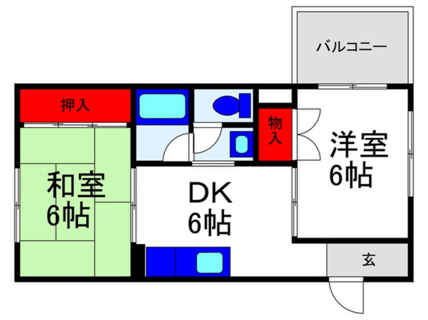 間取図 メゾン・フジイ