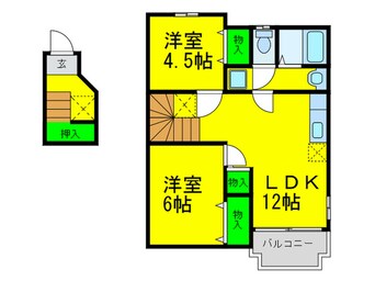 間取図 コスモスA