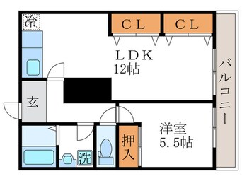 間取図 ＦＬＡＴ８