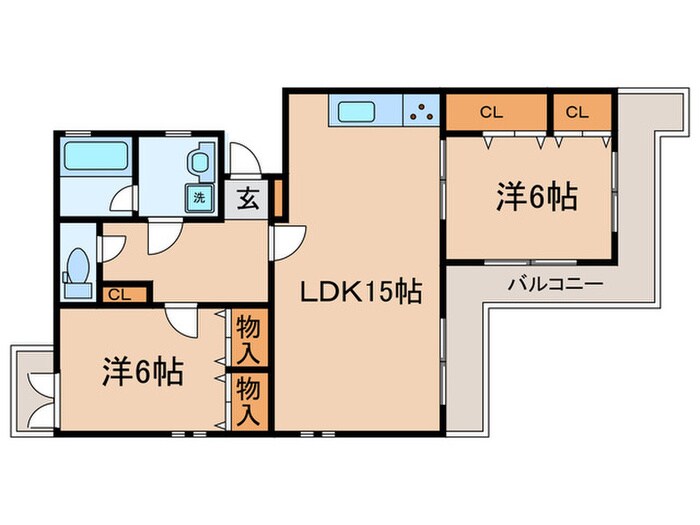 間取り図 ＦＬＡＴ８