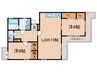 ＦＬＡＴ８ 2LDKの間取り