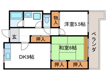 間取図 ＦＬＡＴ８