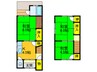 テラスハウス283　C 3Kの間取り