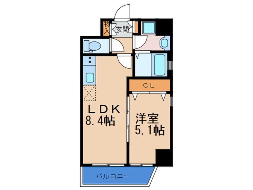 間取図 フォレスト西九条