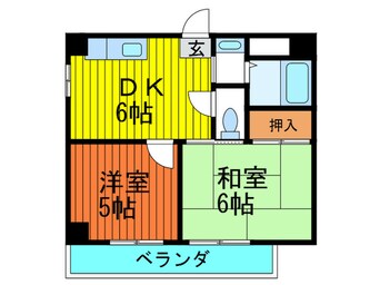 間取図 公園前ウエストハイツ