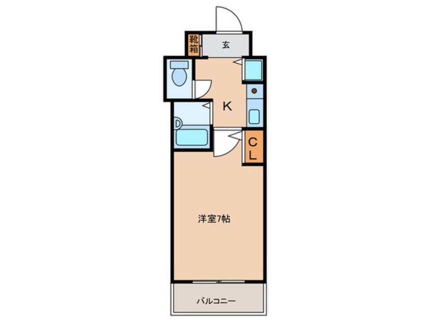間取図 サムティ京都祇園（602）